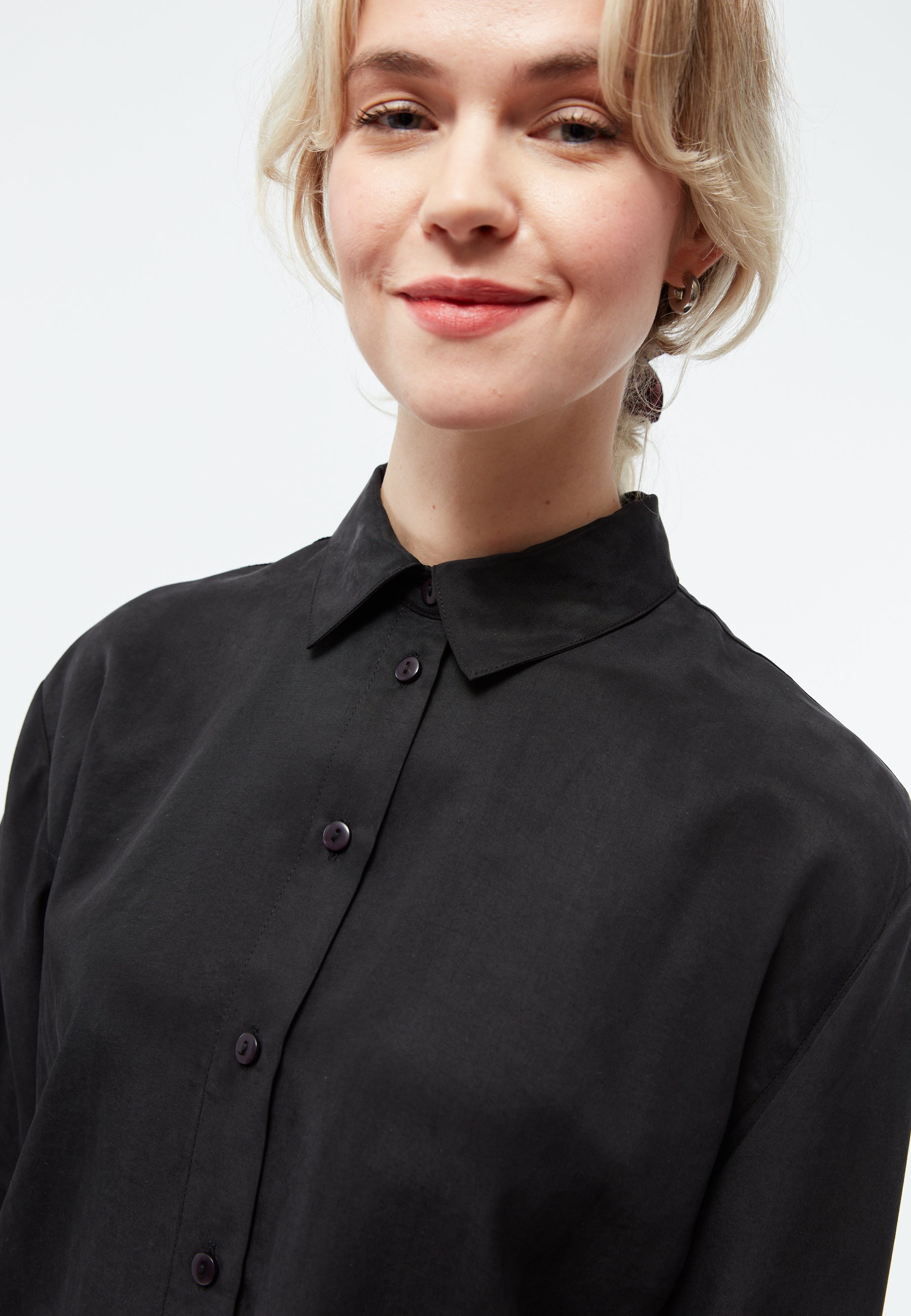 Bluse GBSavannah Black (Tencel)