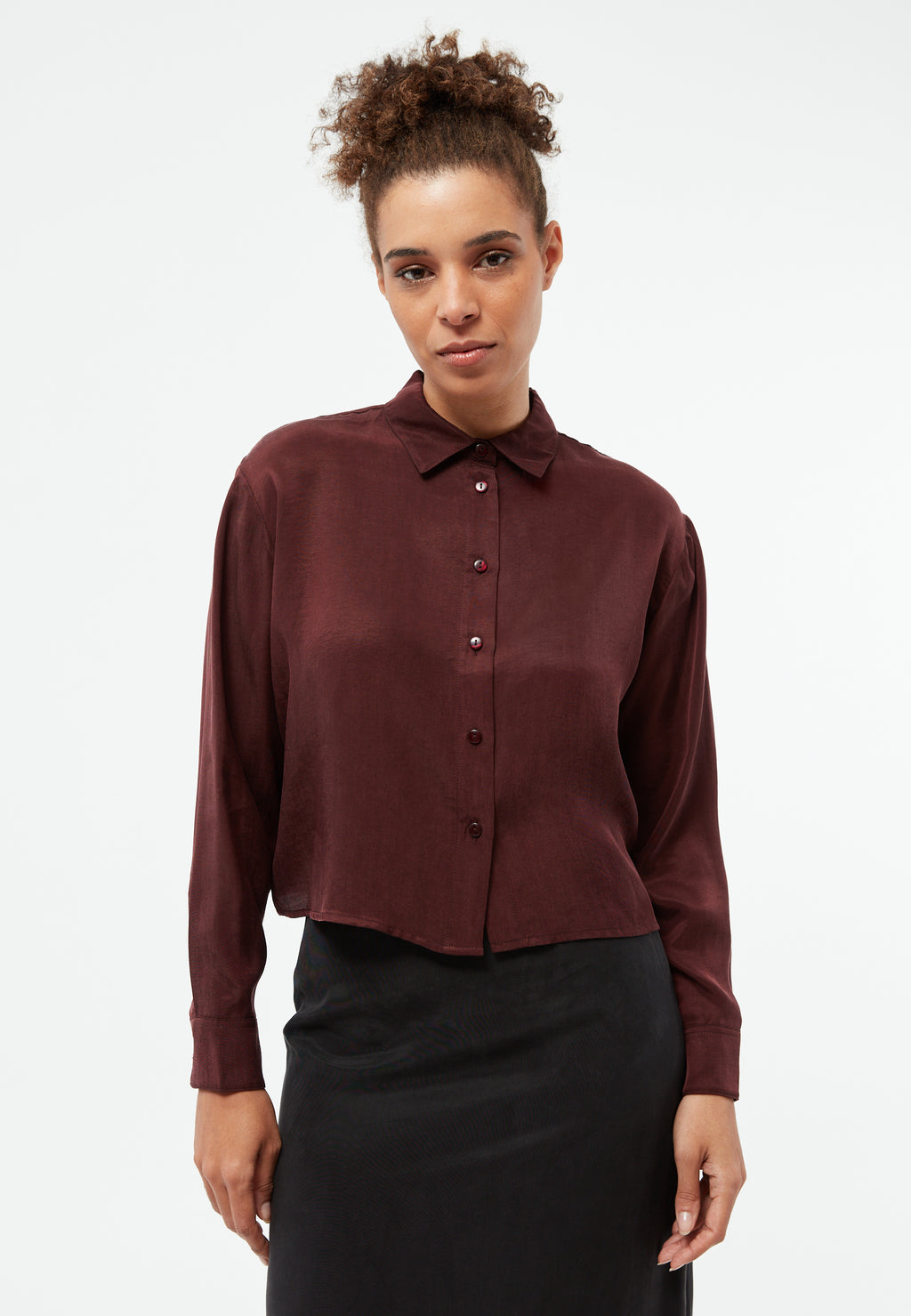 Bluse GBSavannah Wine Red (Tencel)