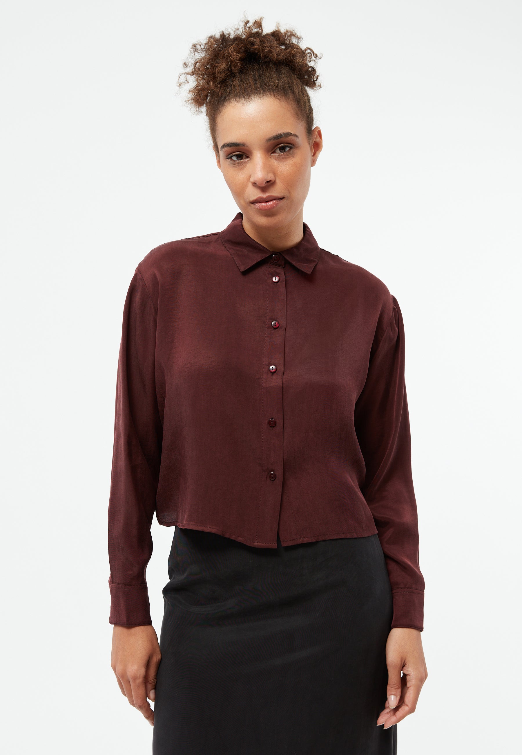 Bluse GBSavannah Wine Red (Tencel)