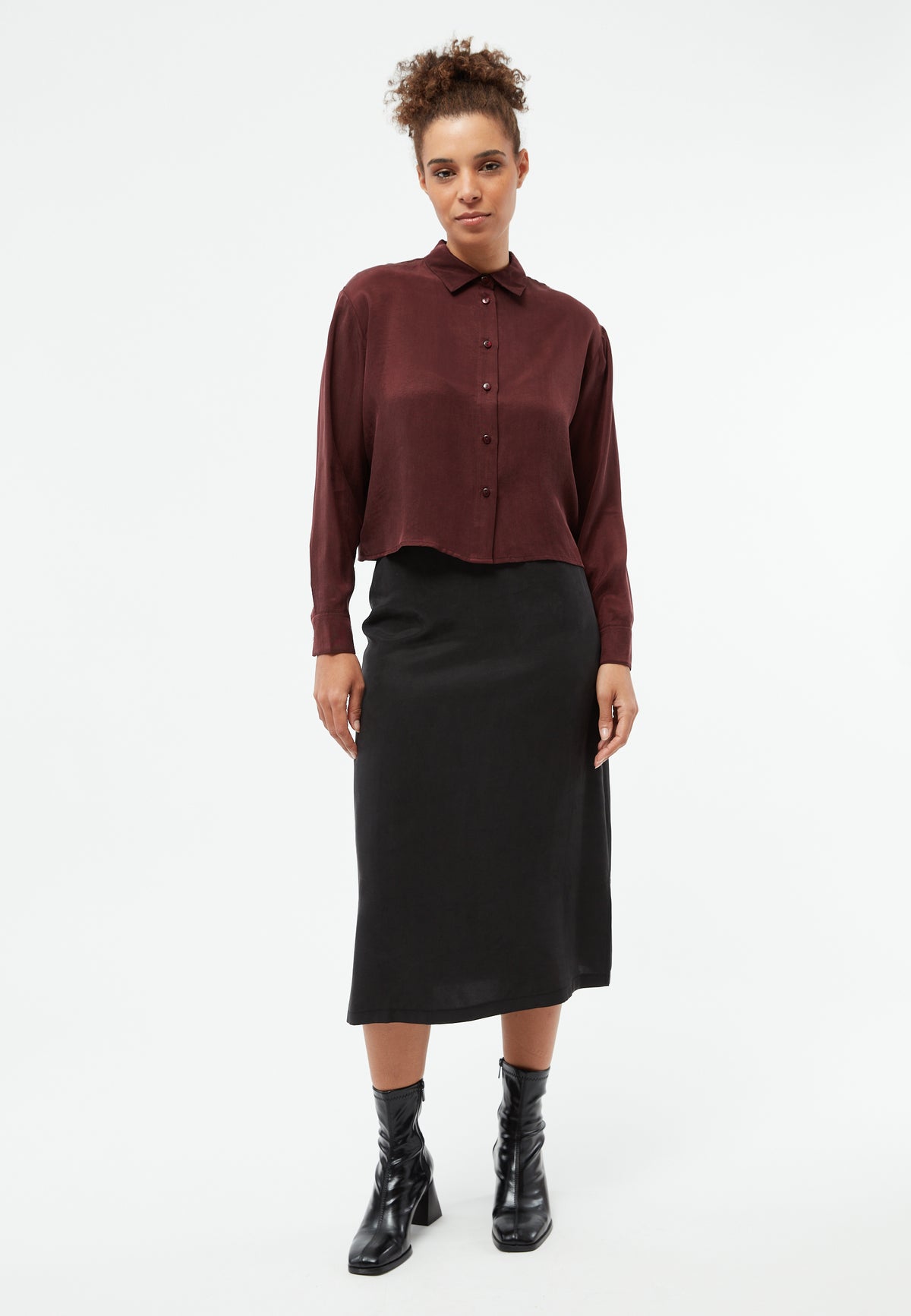 Bluse GBSavannah Wine Red (Tencel)