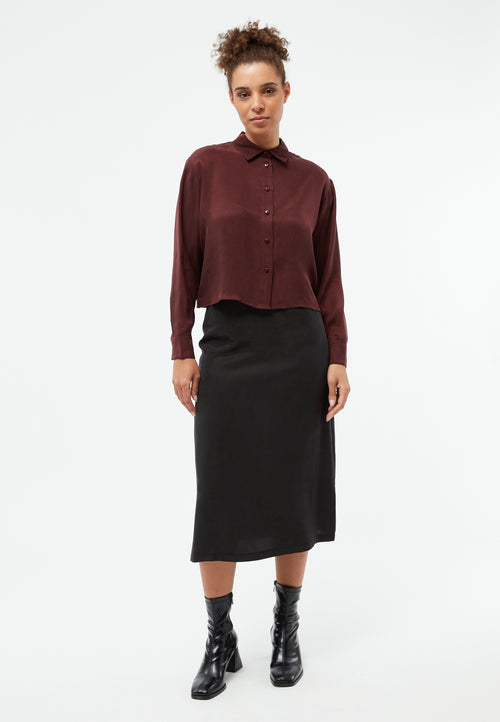 Bluse GBSavannah Wine Red (Tencel)