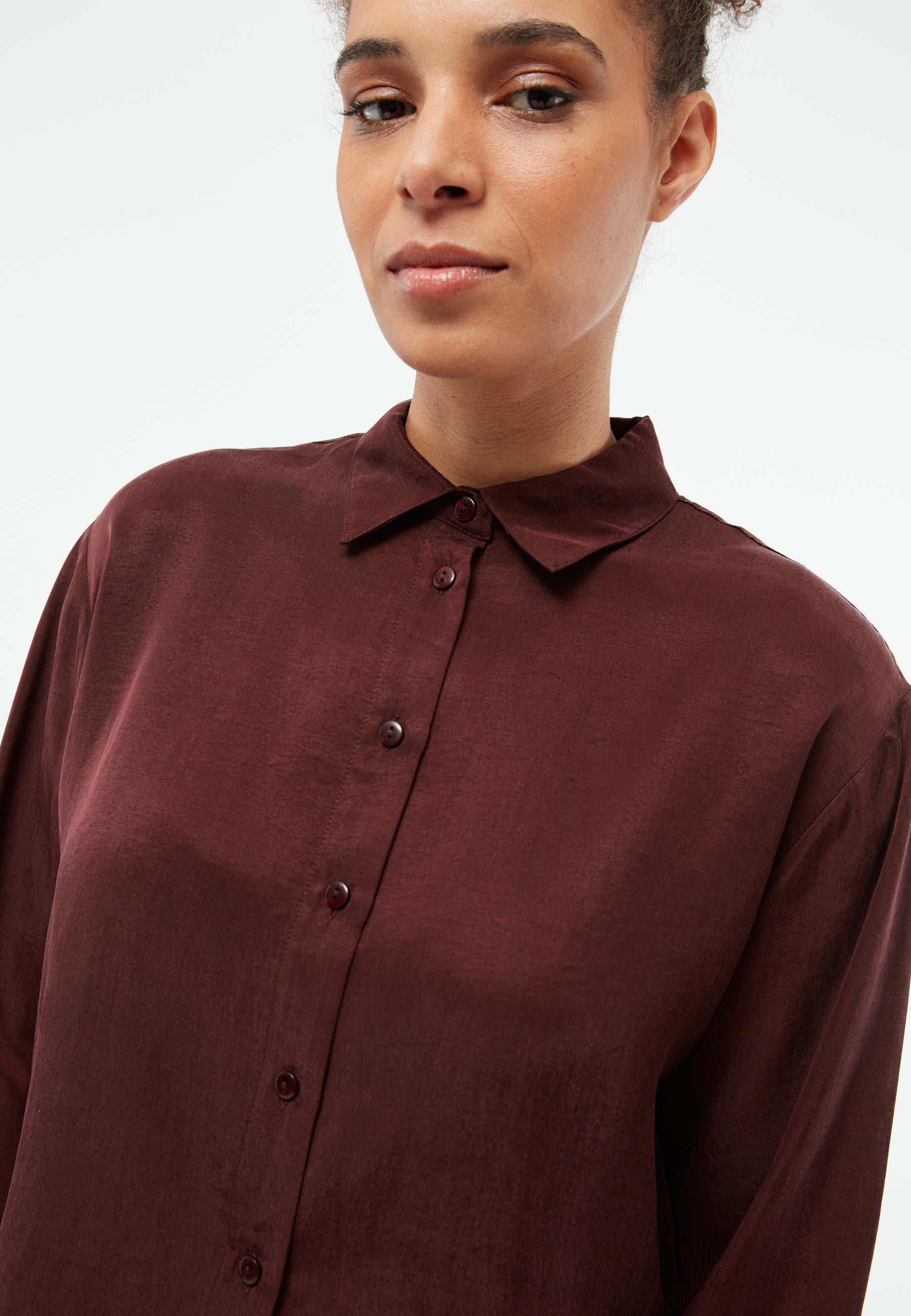 Bluse GBSavannah Wine Red (Tencel)