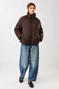 Lightweight Jacke aus Eco Daune Coffee