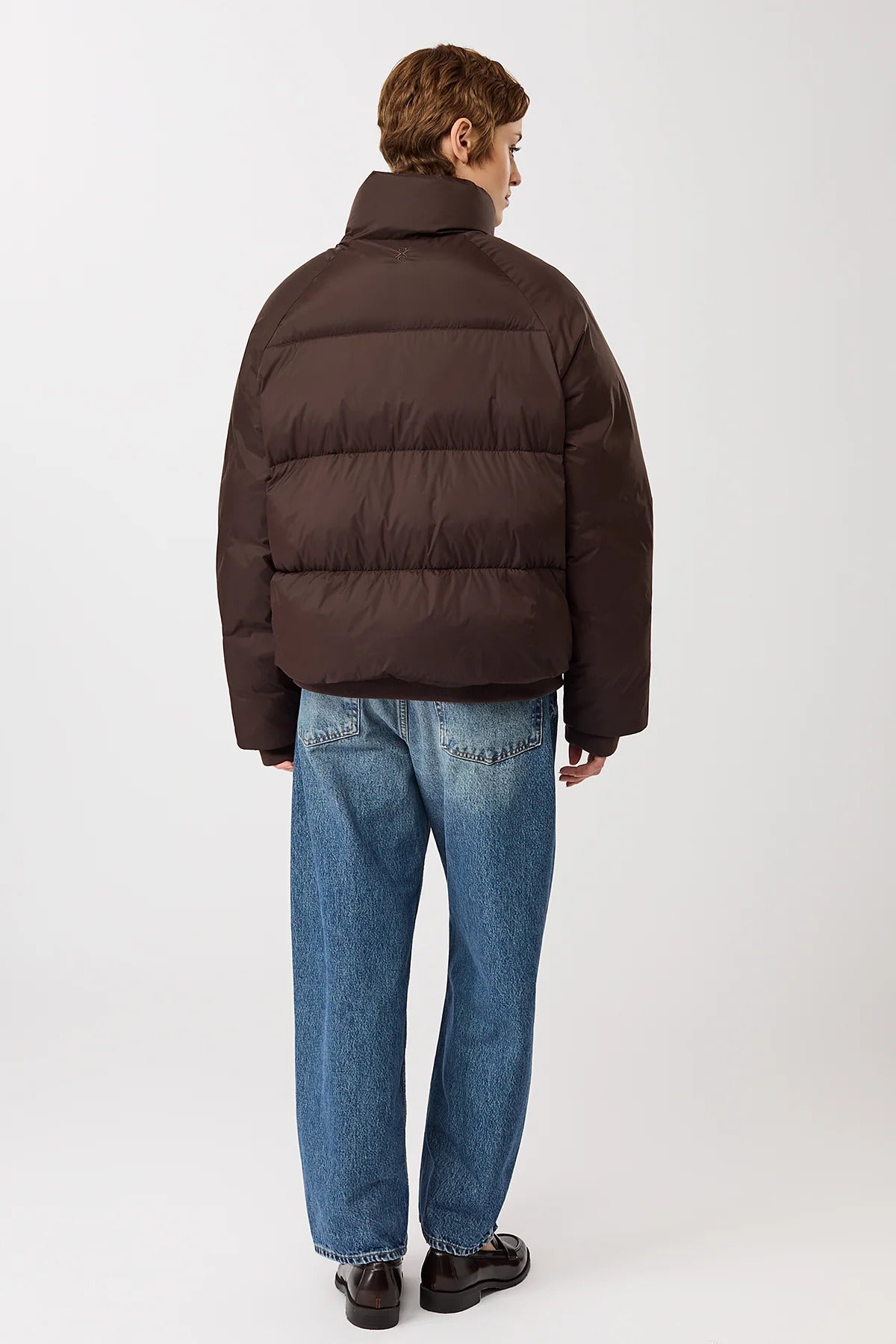 Lightweight Jacke aus Eco Daune Coffee