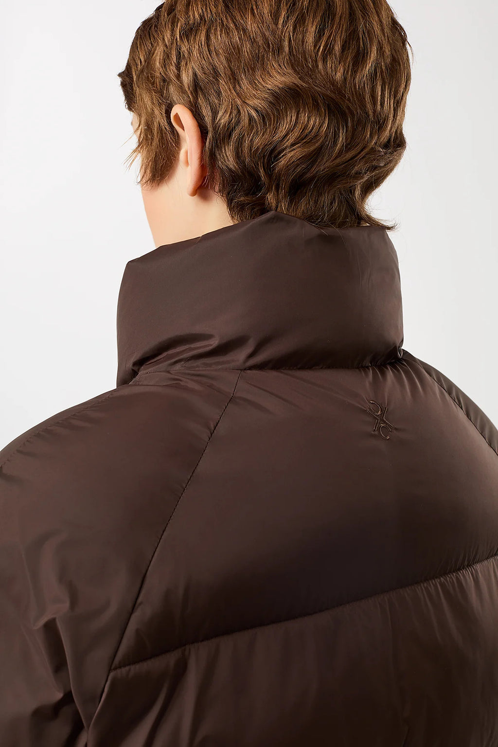 Lightweight Jacke aus Eco Daune Coffee