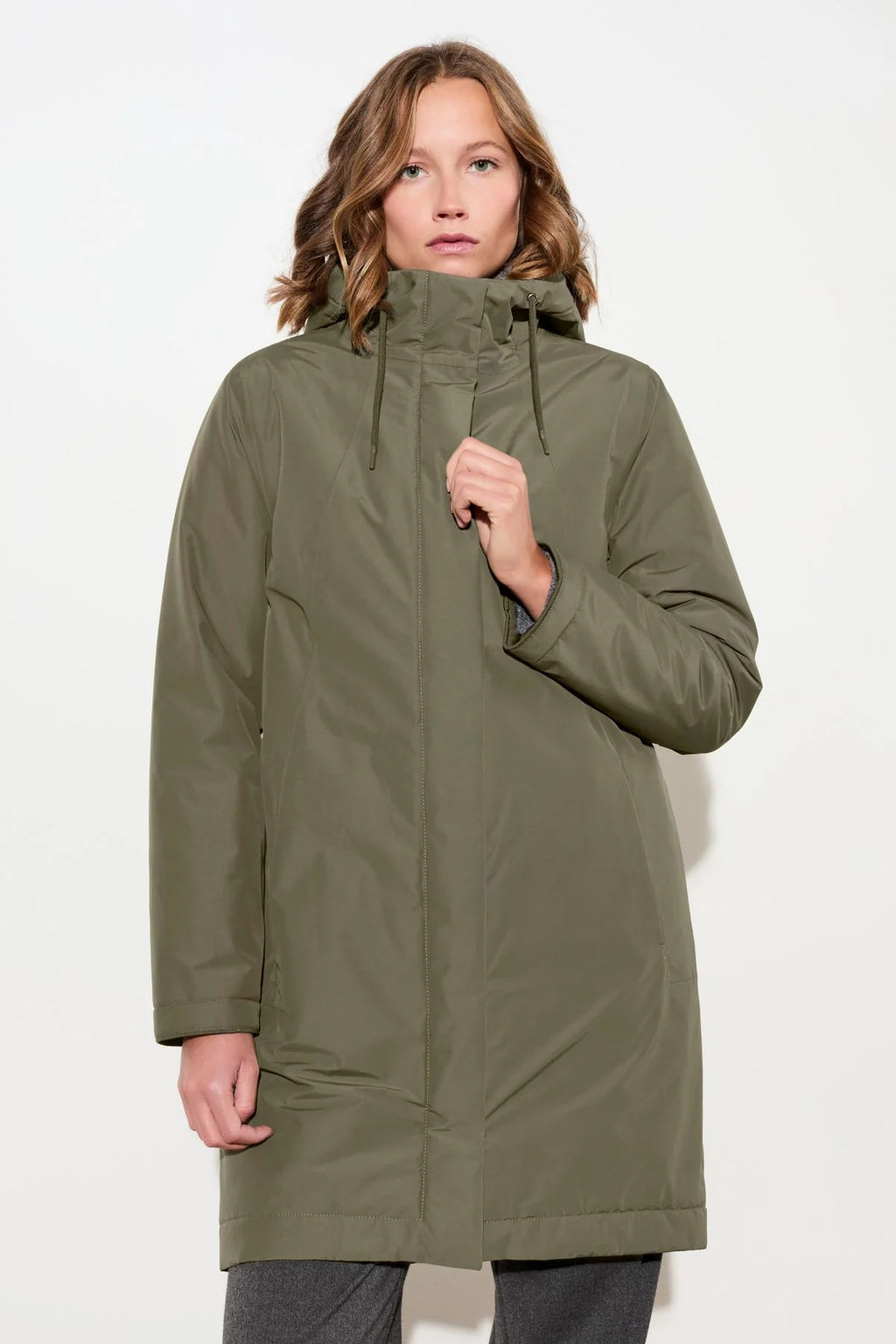 Wattierter Parka leicht tailliert Sencha