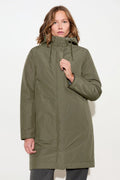 Wattierter Parka leicht tailliert Sencha
