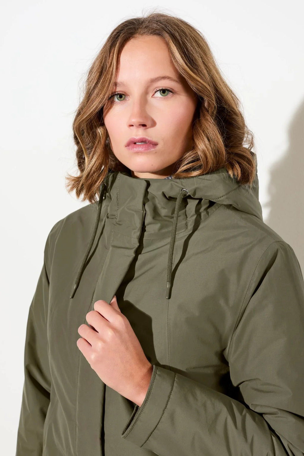 Wattierter Parka leicht tailliert Sencha